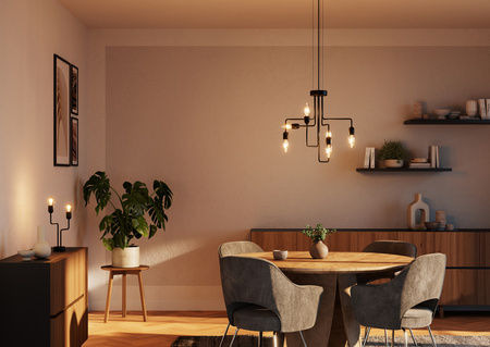 Dekorativní LED žárovka B35 svíčka E14 3,5W = 28W 300lm 2200K teplá bílá CRI90 300° Amber Filament Dimmable Vintage 1906 Osram