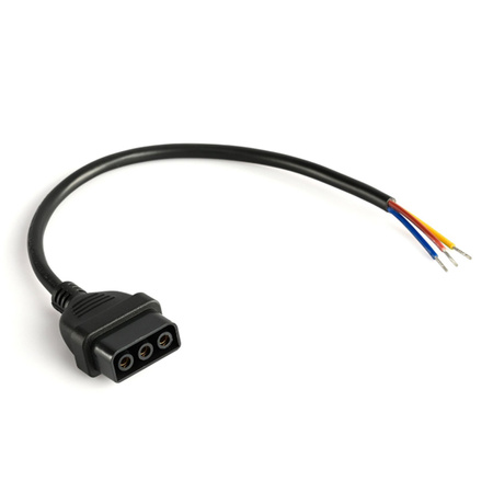 Napájecí zástrčka 30 cm 230V černá VL-BNL02-F01B VIDEX