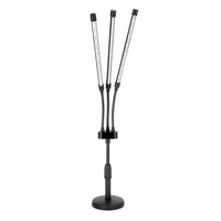 LED lampa pro podporu růstu rostlin nastavitelná 10W černá Vitaro Kobi