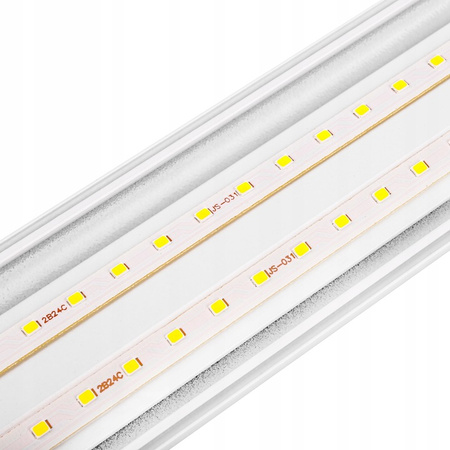 Lineární svítidlo LED 18W 1820lm 6500K studená 120° bílá plochá Masterled