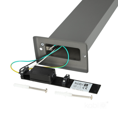 Zahradní lampa LED QUAZAR 15S GU10 IP44 KOBI Grey