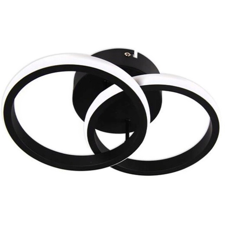 LED lustrové stropní svítidlo 13W NEBULA LYRA Černá