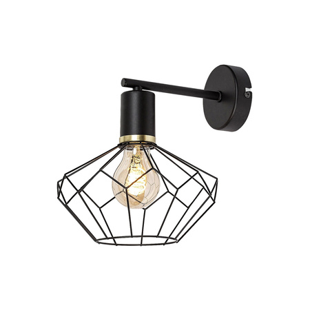 Nástěnné svítidlo LED E27 Black Vintage Fran Rabalux