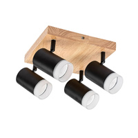 Bodové stropní svítidlo GU10 Brown Scandinavian Toras Rabalux Halogenové bodové reflektorové svítidlo