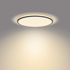 Plafond LED lampa pro povrchovou montáž OZZIET 22W 2700K 40cm černá kulatá PHILIPS