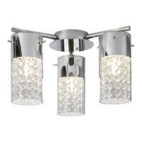 LED stropní svítidlo do koupelny E14 IP44 Chrome Classic Niagara Rabalux