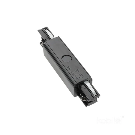 Přípojnicový spínač 3-vodičový a venkovní černý Kobi