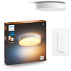 LED stropní podhled Enrave White 33,5W 42,5cm CCT PHILIPS HUE Bluetooth + stmívač
