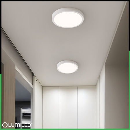 LED stropní svítidlo pro povrchovou montáž 24W Kruhové 4000K GLOW White LUMILED