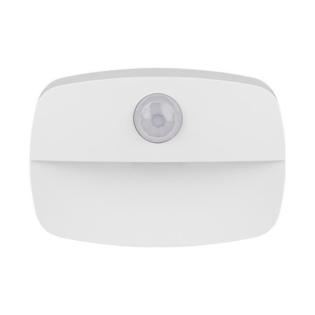LED bateriové noční světlo 0,6W 50lm 4000lm neutrální 90° se senzorem pohybu bílé Lima Masterled