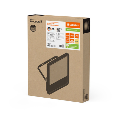 LED reflektor 167W 23400lm 3000K IP66 černý LEDVANCE reflektor