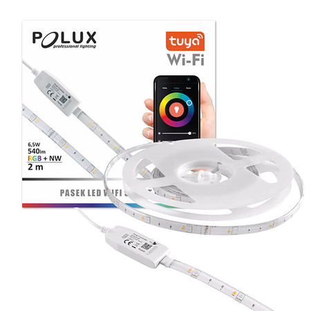 LED pásek 230V 6,5W RGB neutrální IP65 WIFI Smart TUYA 2m