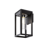 Venkovní zahradní lampa LED E27 Fasádní nástěnná lampa IP54 Černá Moderní Zernest Rabalux