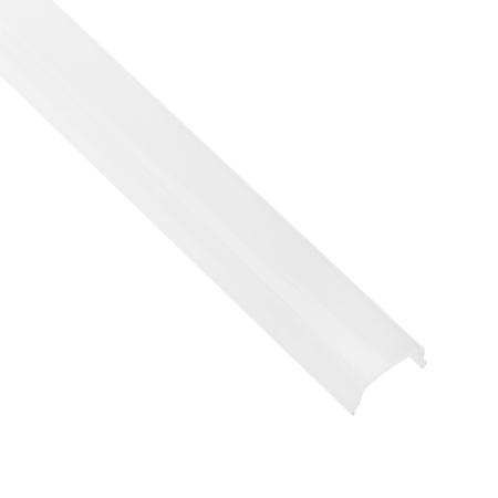 Povrchový Eloxovaný Hliníkový Profil pro LED KM24, Stříbrný 2m + Mléčná Krytka + Záslepky LUMILED