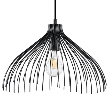 LED závěsné stropní svítidlo UMB E27 Hanging Black Wire SOLLUX