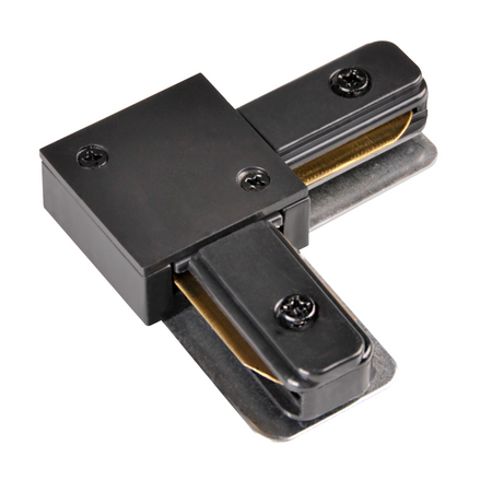 Úhlový konektor pro 1-fázovou přípojnici černý Sanico Goldlux