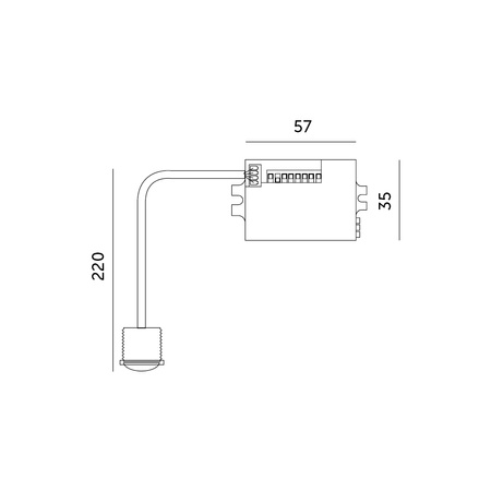 PIR LX42 360ST Detektor pohybu a soumraku s venkovním senzorem KOBI