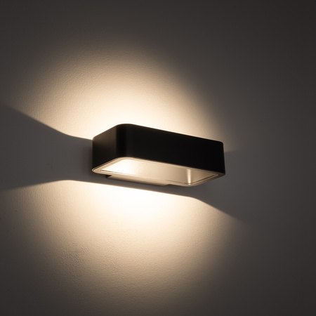 Zahradní lampa Nástěnná lampa MUNO LED 6776 IP54 6W 3000K Grafit Nowodvorski