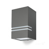 Zahradní venkovní nástěnné svítidlo GU10 IP44 Grey Quazar Kobi