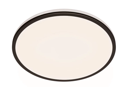 Plafond LED světlo pro povrchovou montáž OZZIET 36W 4000K 50cm černá kulatá PHILIPS