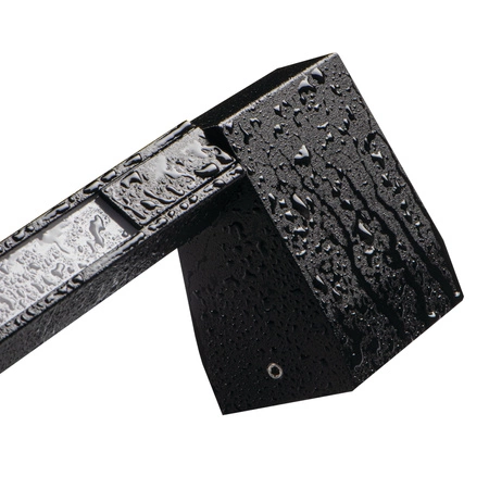 Venkovní lineární 120cm LED 500lm 4000lm neutrální bílá IP54 Povrchová montáž Černá YALTE Kanlux