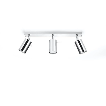 Svítidlo pro povrchovou montáž RING 3L 3xGU10 Reflektor halogenový pohyblivý Minimalist Chrome SOLLUX