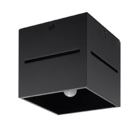 Svítidlo pro povrchovou montáž LOBO G9 Cube Black SOLLUX