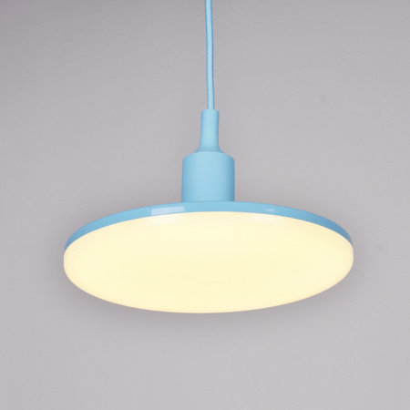 Stropní závěsné svítidlo KIKI 1xE27 15W MODRÁ 3000K GOLDLUX (Polux)