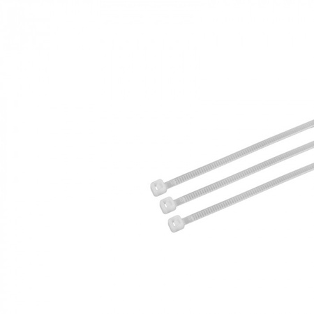 Stahovací pásky 2,5x150 mm bílé PREMIUM OKP-25150W .VÍCE 100 ks.