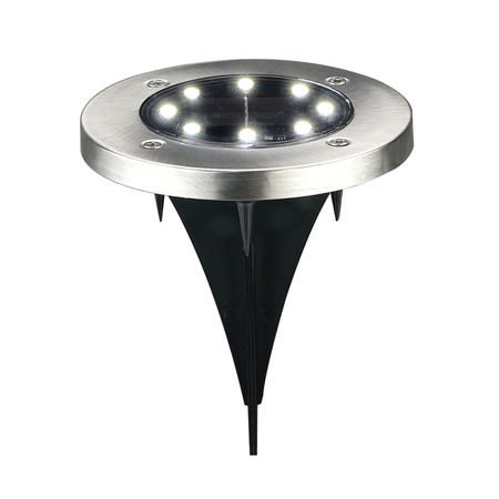 Spot Silver IP44 Solární bodová lampa se soumrakovým senzorem Solly Sanico Goldlux