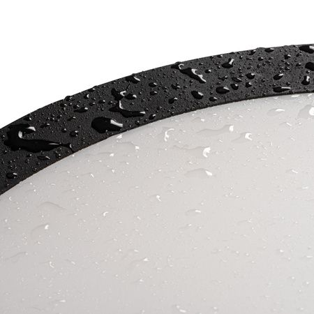 Plafond LED stropní svítidlo pro povrchovou montáž 40W 4050lm CCT IP65 kulaté černé BENO KANLUX
