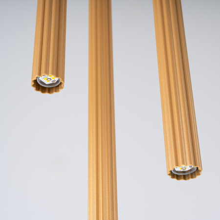 ARCHE Stropní závěsné svítidlo 3P 3xG9 zlaté Moderní SOLLUX