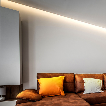 LED pásek 28W 2750lm 3000K teplá 120° bílá IP65 stmívatelný 12V Sanico Goldlux