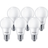 6x LED žárovka E27 A60 7W = 60W 806lm 2700K teplá bílá 150° PHILIPS