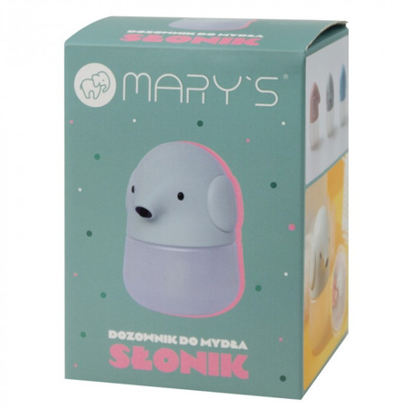 Bezdotykový dávkovač dětského mýdla bílý USB dobíjecí 1200mAh MARY'S SLONK
