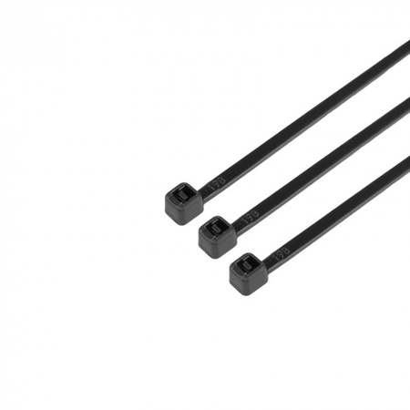 Kabelové stahovací pásky 2,5x100 mm černé UV TRIPERS PREMIUM OKP-25100B .MORE 100 ks.