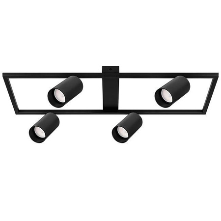 Lustr Stropní svítidlo Dekorativní 4x GU10 Black Masterled