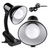 Stolní lampa Školní stolní lampa E27 Clip Black Lumek Kobi