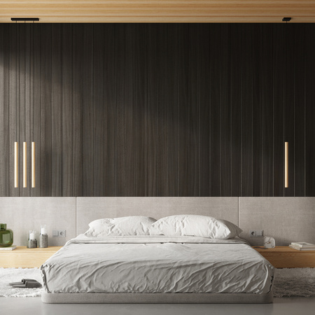 PASTELO Stropní závěsné svítidlo 5P 5xG9 Dřevěné moderní SOLLUX