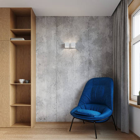 Nástěnné svítidlo LED QUAD 2xG9 Nástěnné svítidlo Top Down White SOLLUX