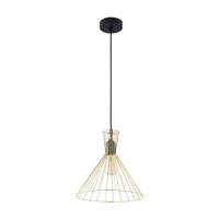 SAHARA Závěsné stropní svítidlo černé a zlaté moderní E27 3350 TK Lighting