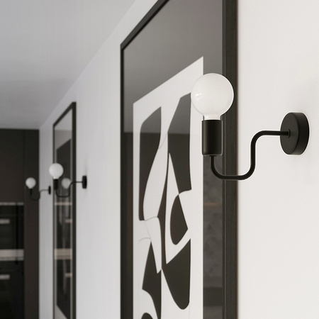 Stropní svítidlo VECTOR 8xE27 Lustr Black Industrial SOLLUX