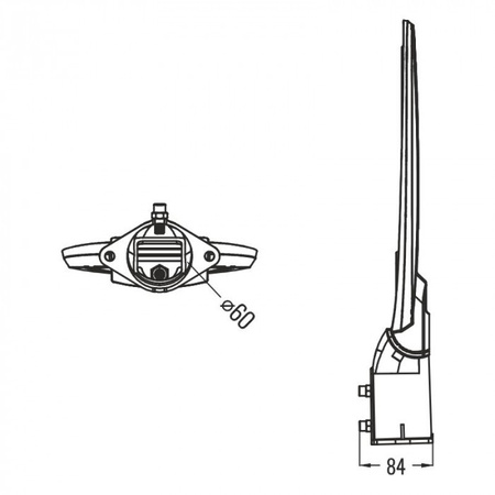 LED pouliční osvětlení 100W 13000lm 4000K neutrální IP65 130lm/W PREMIUM Ecolight