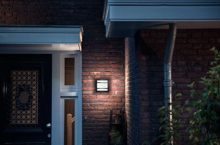 Zahradní nástěnná LED lampa PETRONIA 12W 4000K antracit PHILIPS