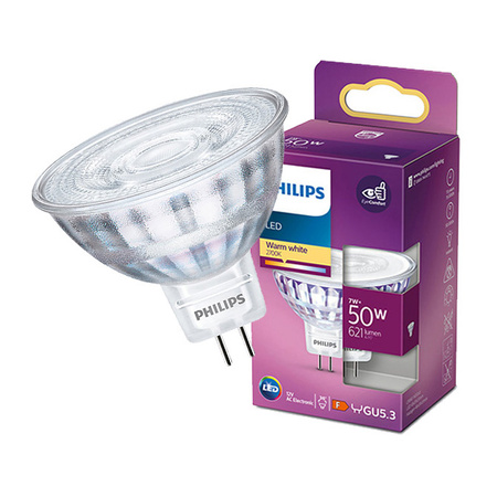 LED žárovka MR16 7W = 50W 621lm 2700K Teplý 36° 12V reflektor PHILIPS