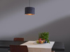 Dekorativní stropní závěsné svítidlo E27 Overhang Grey Decor Ledvance