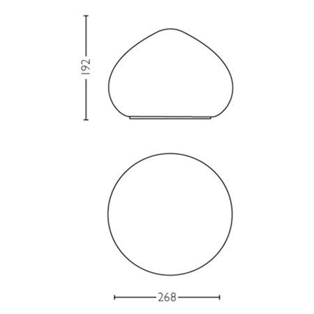 Stolní lampa Wellner LED 6W CCT PHILIPS HUE Bluetooth Zigbee + stmívač