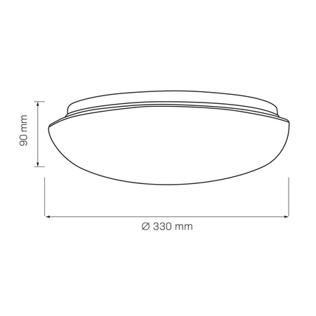 Stropní svítidlo Plafond 2x E27 bílé Bonifacy Sanico Goldlux