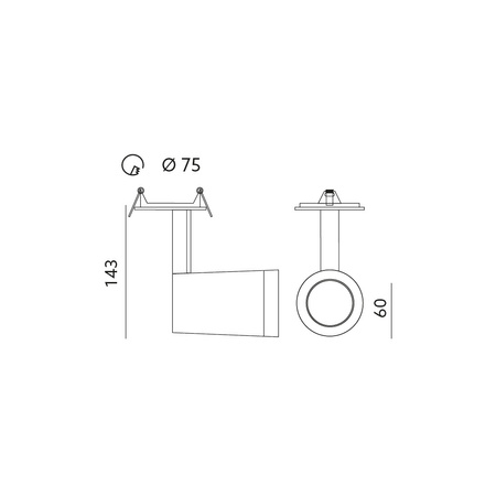 Stropní svítidlo Rail Reflector Adjustable GU10 White Nuuk Kobi