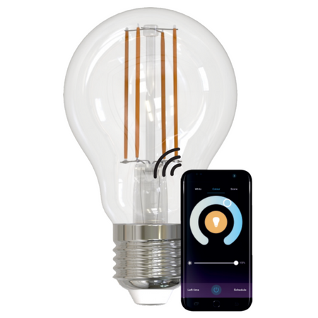 LED žárovka E27 A60 7W 806lm 2700K-6500K 320° Filament GOLDLUX (Polux) Smart WiFi TUYA
